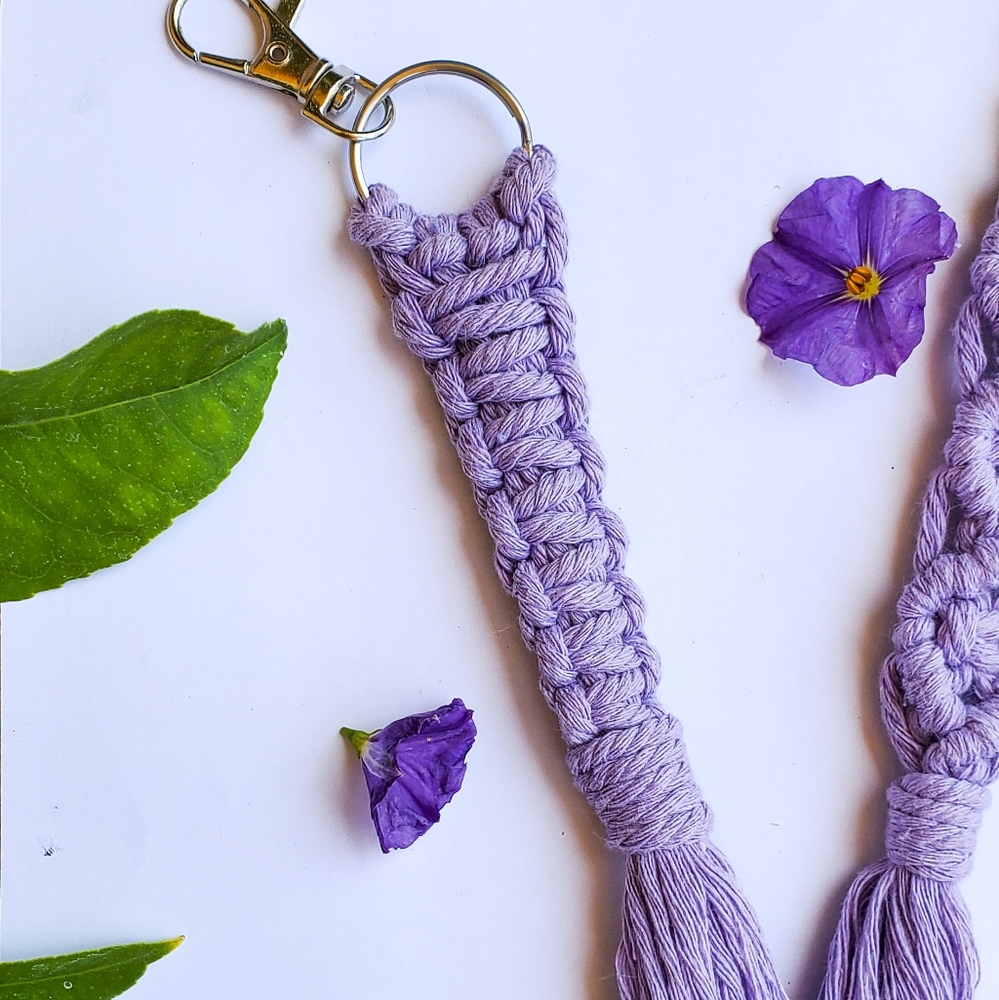 Boho Accessory Macrame Keychain - Purse Charm